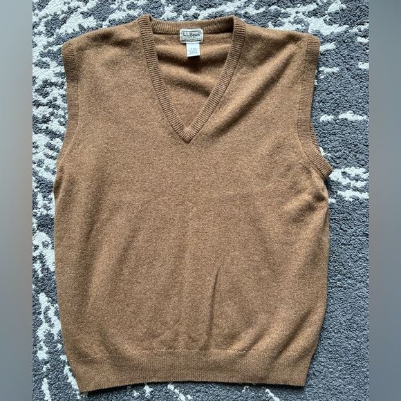 Vintage L.L. Bean Sweater Vest - Picture 1 of 4